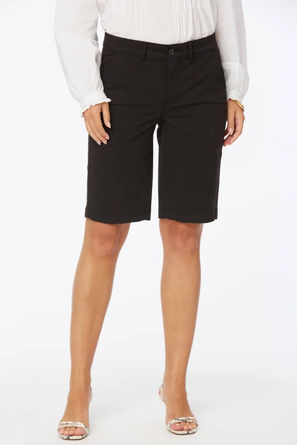 Nydj Women's Bermuda Shorts in Black, Regular, Size: 00