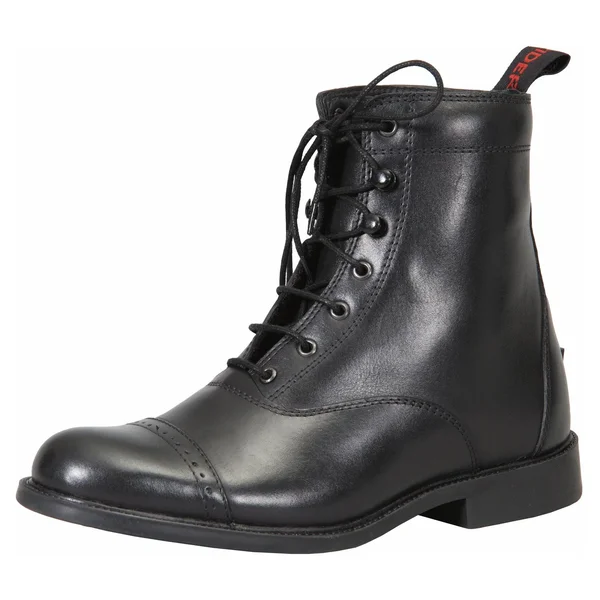 TuffRider Ladies Baroque Lace Up Paddock Boots - 7 - Black
