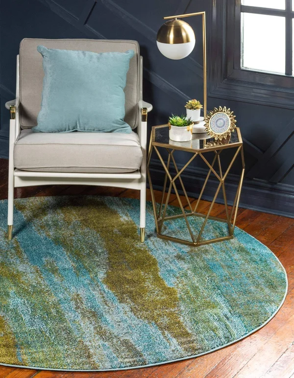 Lilly Jardin Rug 7x10 - Turquoise