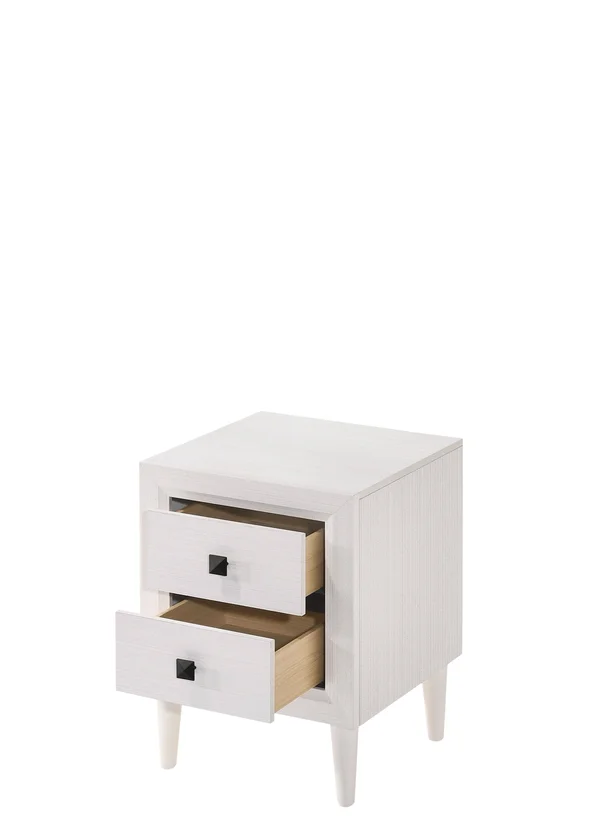 Acme Oaklee Night Table, White