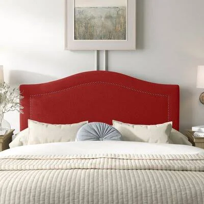 Lark Manor Ophiuchi Upholstered Panel Headboard Size: Queen - Upholstery: Antique Red