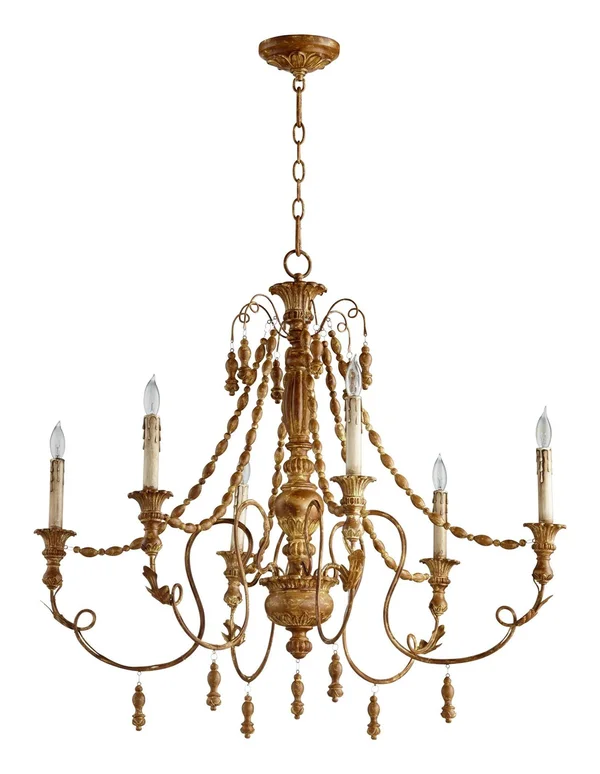 Cyan Design Lyon Six Light Chandelier - French Umber