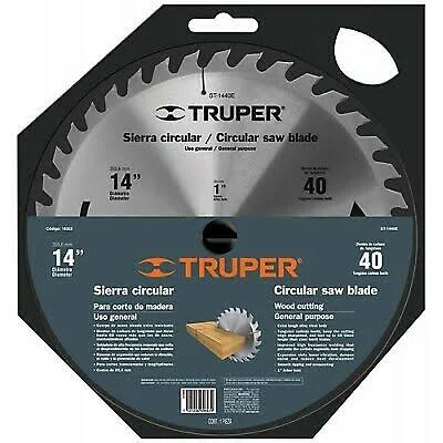 Truper - 14x22 Wood Cutting Saw Blade 60 Teeth - 18323