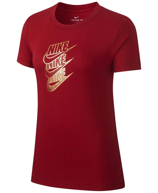 Nike Shine Tee - Red - T-Shirts