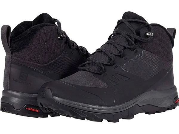 Salomon Outsnap CS Waterproof Winter Boot Women's - Black, 6