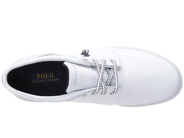 Polo Ralph Lauren Faxon Low (White Sport Leather) Men's Shoes