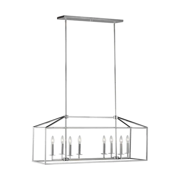 Generation Lighting-6615008-05-Perryton - 8 Light Island Pendant