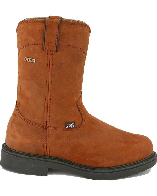 Justin Men's Aged Bark Gore-Tex Waterproof Western Work Boots