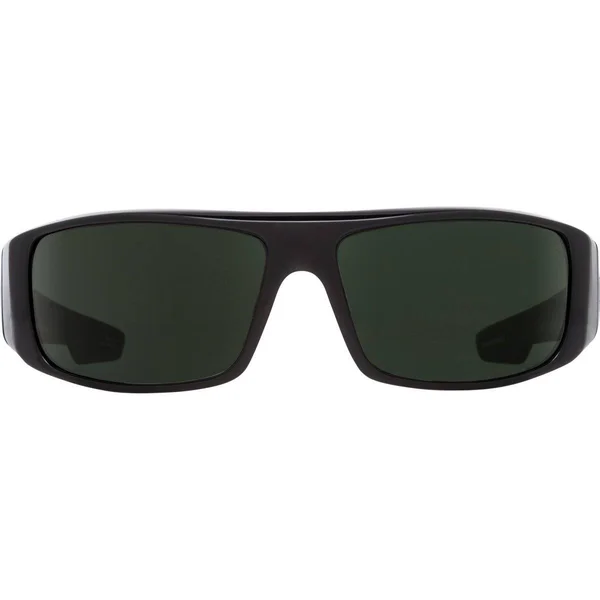 Spy Logan Sunglasses - Black - Happy Gray Green