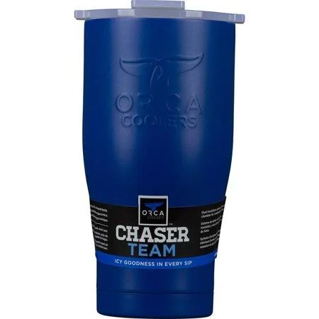 Orca Orccha27bl/wh Stainless Steel Chaser with Lid - Blue, 27 oz