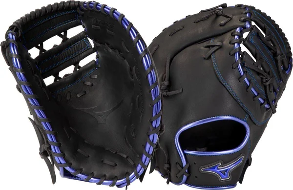 Mizuno MVP Prime SE 12.5x22 First Base Baseball Mitt-Black/Royal 12.5