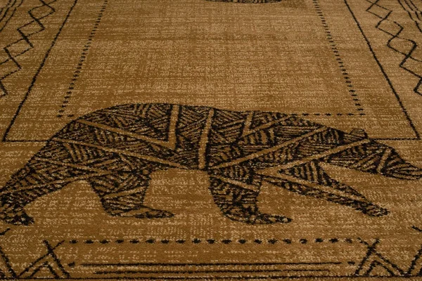 94x22 x 126x22 Gold Polypropylene Oversize Rug