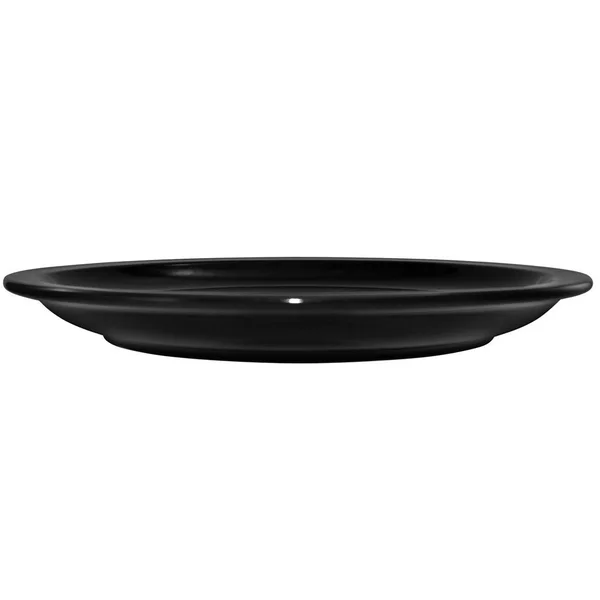 ITI CAN-16-B 10 5/8x22 Round Cancun? Plate - Ceramic - Black