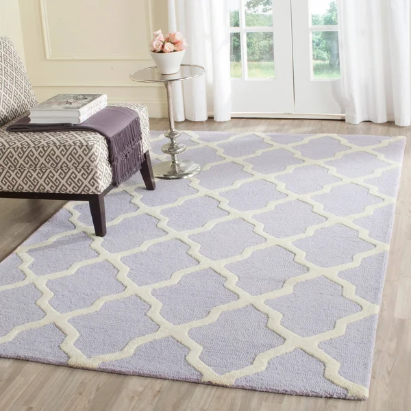 Safavieh Cambridge Lavander & Ivory 10& x 14& Rug