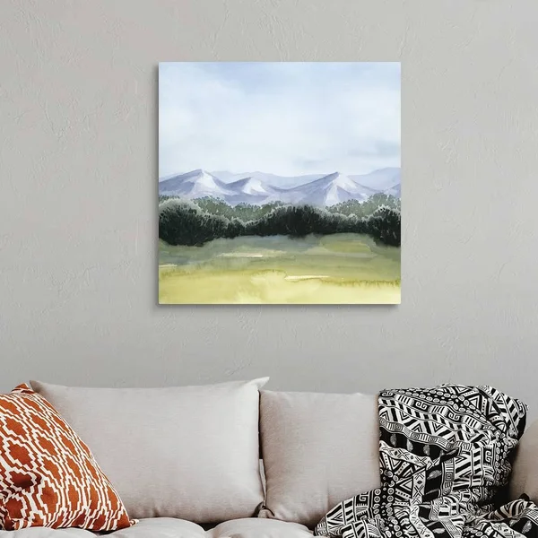 Blue Mountain Break I - Canvas Wall Art, 30x30, Great Big Canvas