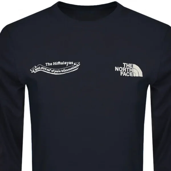 The North Face Men's Himalayan Bottle Long Sleeve T-Shirt, XXL, Aviator Navy