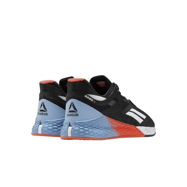 Reebok Nano x - Men's - Black, White, Vivid Orange - 7.5