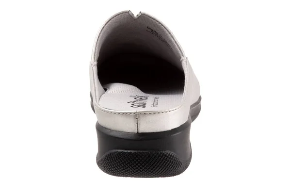 Women's Softwalk &San Marcos& Woven Clog - Size 7.5 W - Metallic