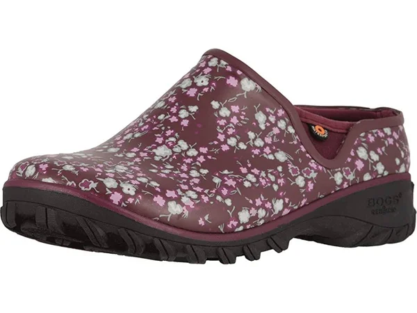 Bogs Sauvie Clog Ditsy Women's Violet Multi 7
