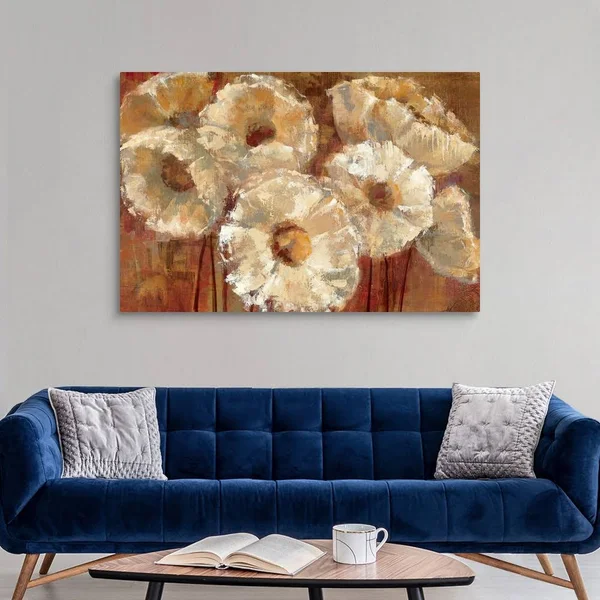 Waltzing Poppies, Canvas Wall Art, 60x40, Great Big Canvas