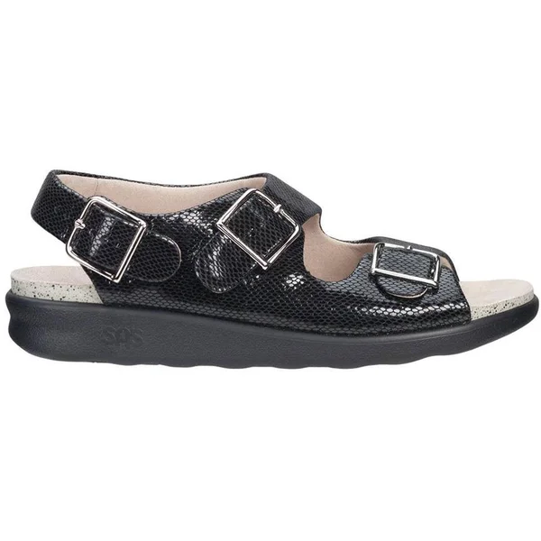 SAS Women's Relaxed Black Snake 10.5 Medium