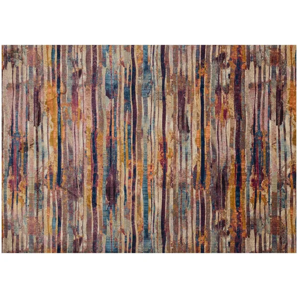 Loloi Dreamscape DM-03 7&10x22 x 11& Raspberry - Multi Rug