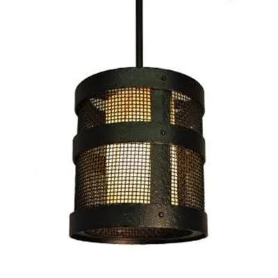 Bayview 1-Light Outdoor Pendant Loon Peak Finish: Mountain Brown - Shade Type: White Mica