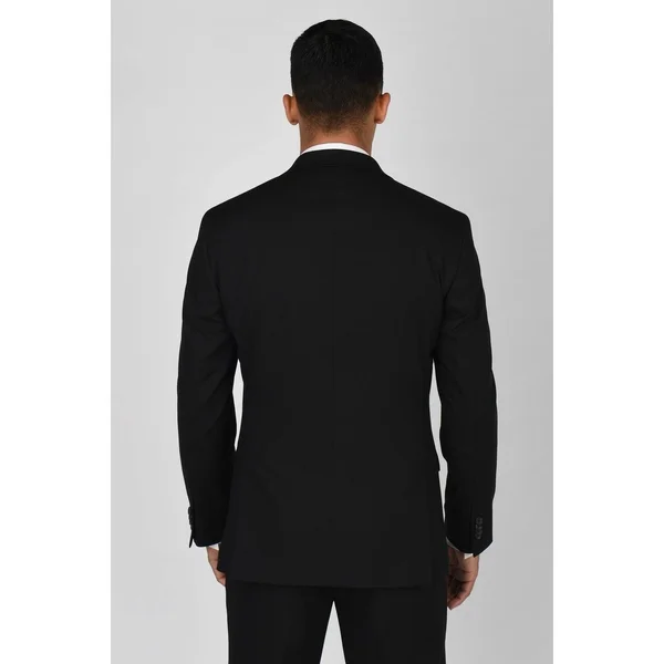 Kenneth Cole Reaction Black Suit SEPARATE Coat - 42S