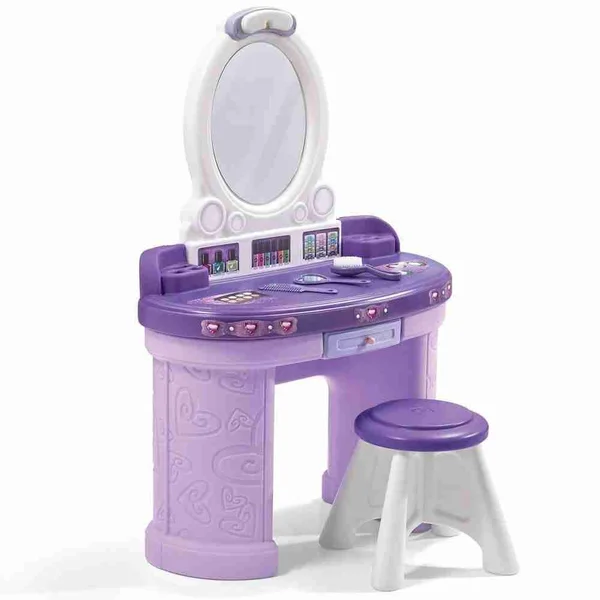 Step2 Pretty & Posh Kids Vanity Set with Stool
