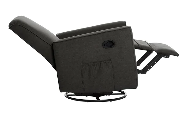 Evolur Raleigh Basic Glider, Recliner, Rocker Charcoal