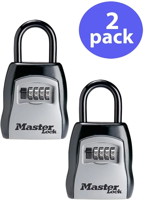 Master Lock 5400D Select Access Key Storage Box with Set-Your-Own Combination Lock, (2-Pack)