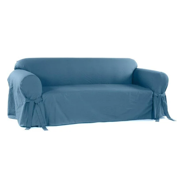 Classic Slipcovers CDUC-02-NAT Cottage Loveseat Slipcover