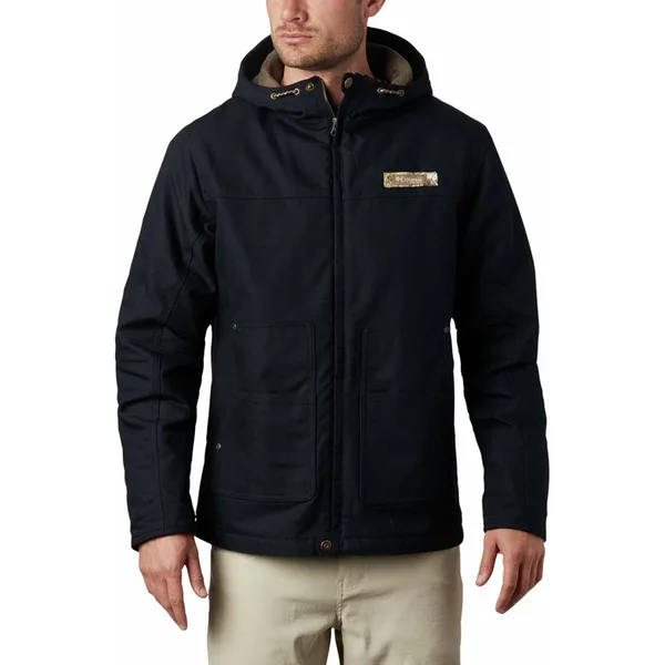 Columbia Men's Roughtail Work Hooded Jacket - L - Black