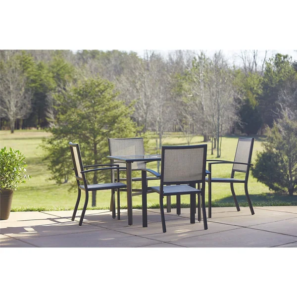 Cosco Outdoor 5-Piece Serene Ridge Aluminum Patio Dining Set
