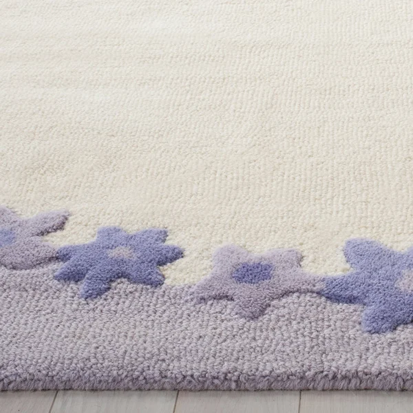 Safavieh Kids Ivory/Lavender 2 ft. x 7 ft. Runner Rug