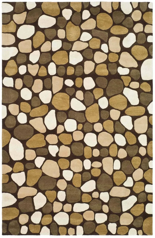 Safavieh Soho SOH814A 3&6x22 x 5&6x22 Dark Brown - Multi Area Rug