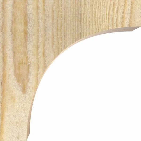 6x22W x 12x22D x 28x22H Huntington Rough Sawn Corbel, Douglas Fir
