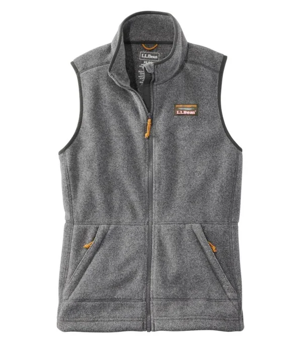 Women's Mountain Classic Fleece Vest Gray Extra Large - L.L.Bean