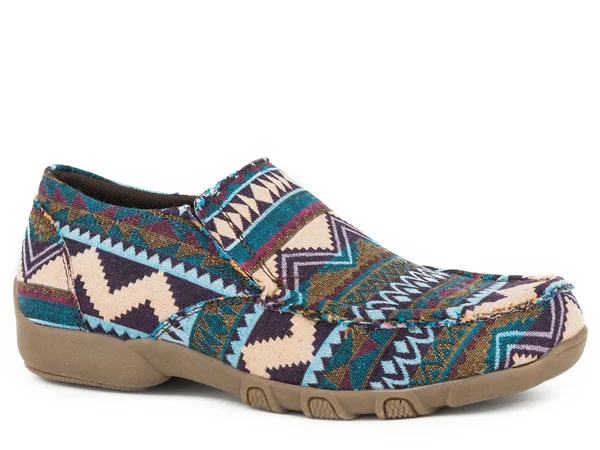 Roper Women's Blue Driving Moc Casual Shoes