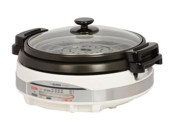 Zojirushi Gourmet d&Expert Stainless Electric Skillet - Black/White