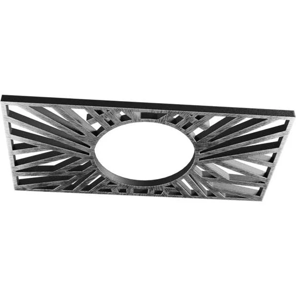 Ekena Millwork CMPP36X18HOASV 36x22W x 18x22H x 13 3/8x22ID x 1x22P Hoover Architectural Grade PVC Pierced Ceiling Medallion, An