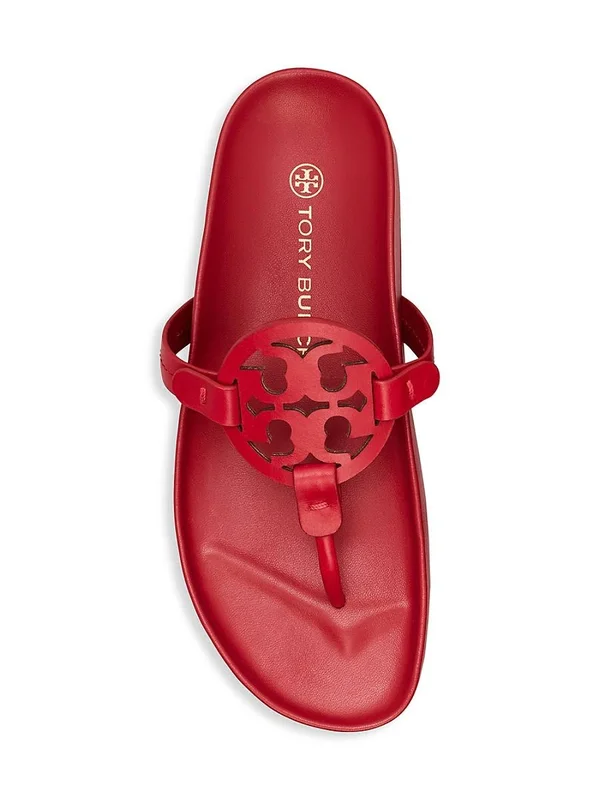 Tory Burch Women's Miller Cloud Thong Sandals - Blue - Size 8