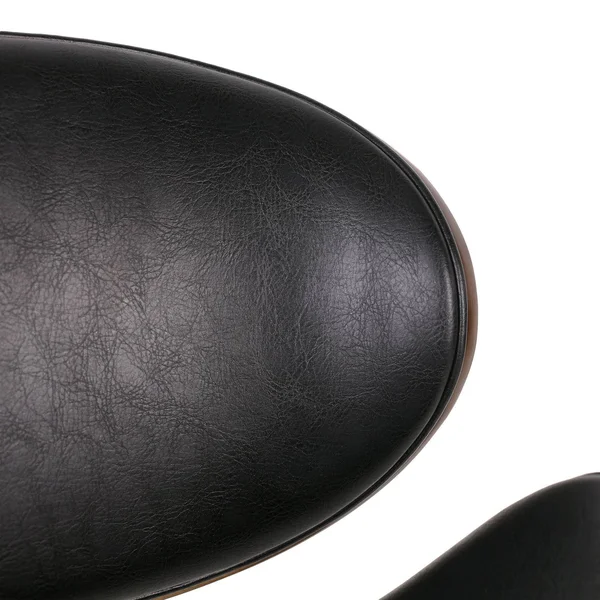 Christopher Knight Home Dawson Armless Office Chair, Midnight Black + Chrome + Walnut
