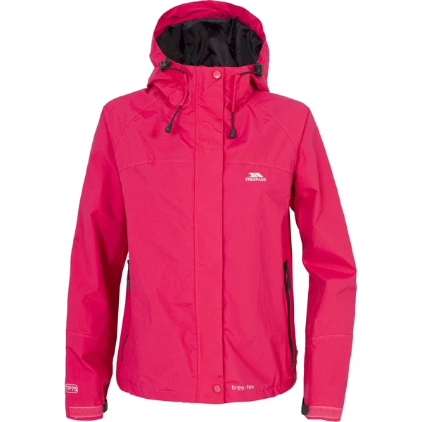 Trespass Womens/Ladies Miyake Hooded Waterproof Jacket, S, Cerise