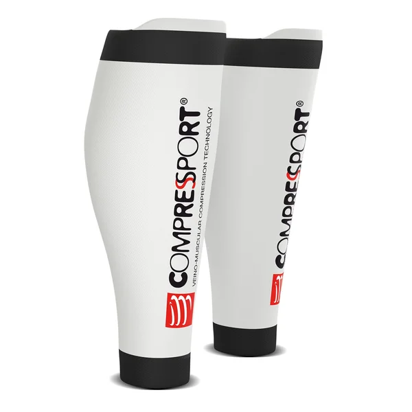 Compressport Calf R2 V2 Compression Sleeves White T4