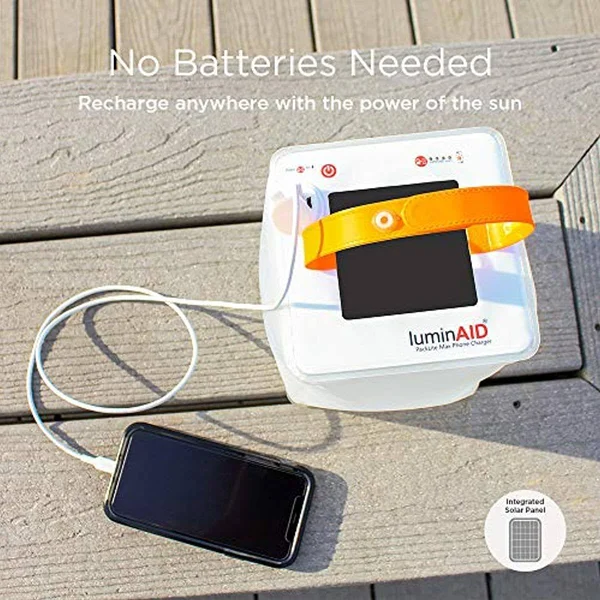 LuminAID Packlite 2-in-1 Phone Charger Lanterns - Great for Camping, Hurricane Emergency Kits and Travel, As Seen on Shark Tank