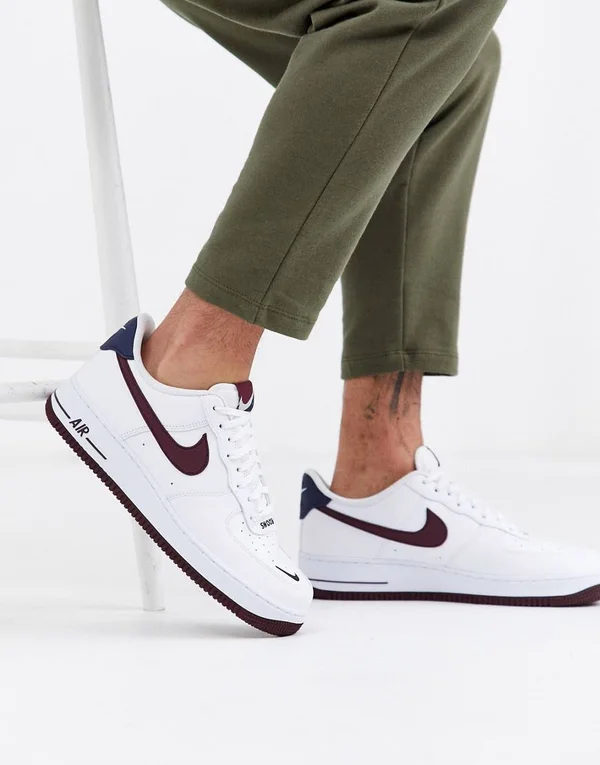Nike Men's Air Force 1 &07 LV8 Casual Shoes, White - Size 11.5