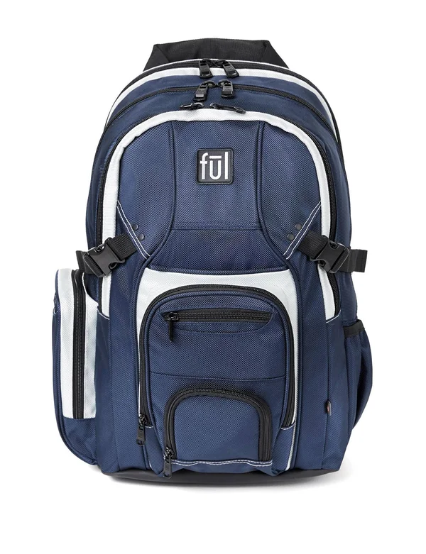 Ful Tennman Laptop Backpack, 17x22 Laptop Sleeve - Navy