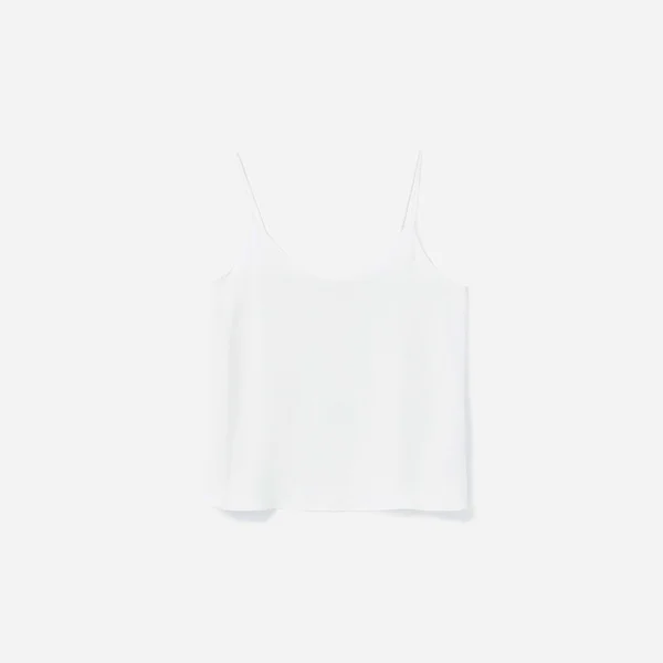Women's Clean Silk Cami Shirt by Everlane in Grey White - Size 14