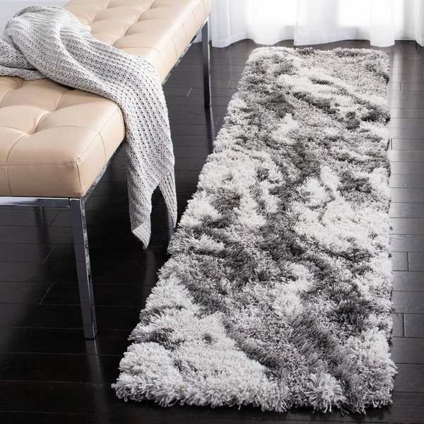Safavieh Clearance Horizon Shag HZN890F Grey Rug, 2&0x22X7&0x22 - Runner